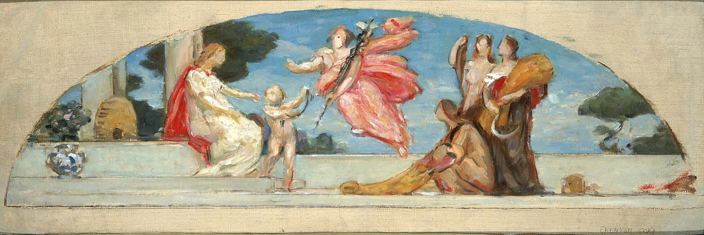 Studio per murale, Union Trust Company Building, Le fonti della ricchezza - Smithsonian American Art Museum